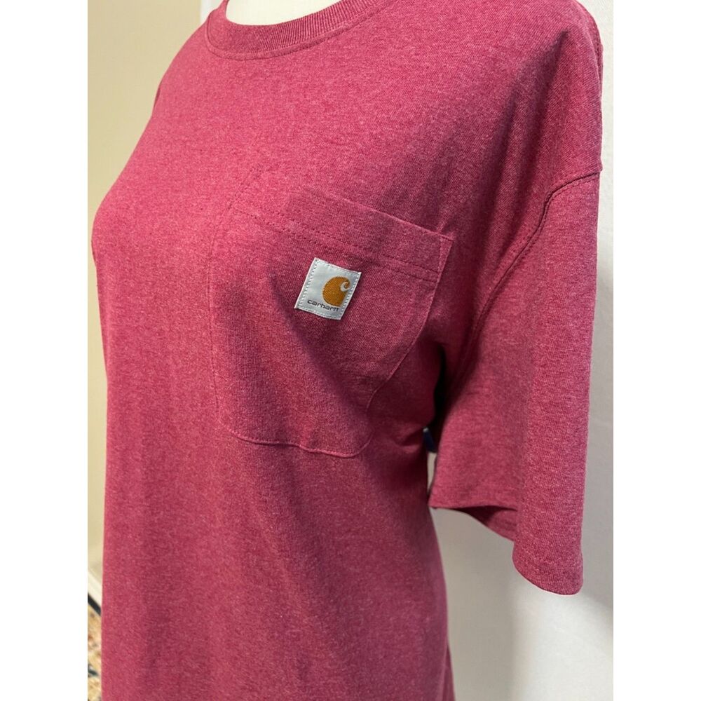 Carhartt Loose Fit men's t-shirt in terra cotta heather. Size 2X. - Picture 2 of 7